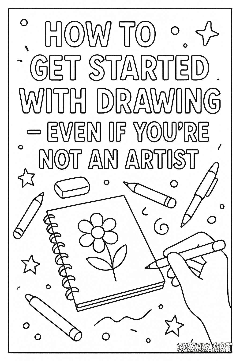 Image for How to Get Started with Drawing – Even If You're Not an Artist